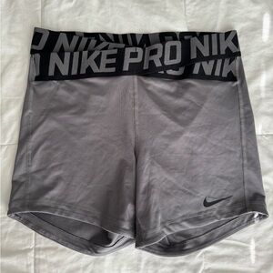 Nike Pro Women's Compression DRI-FIT Shorts Grey